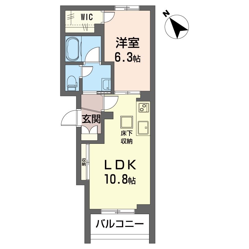 ラ・シャンス 間取り図