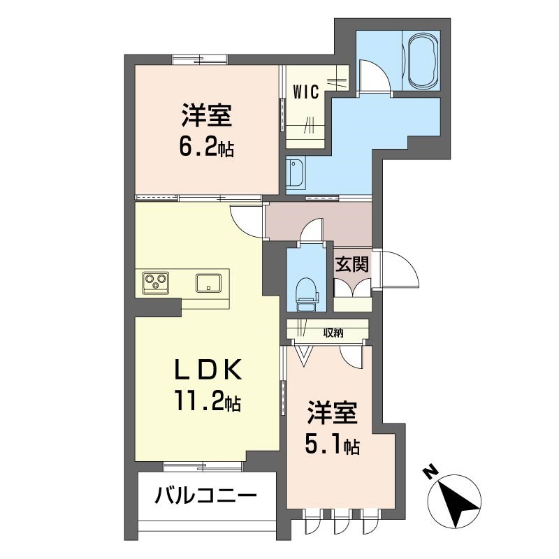 ラ・シャンス 間取り図