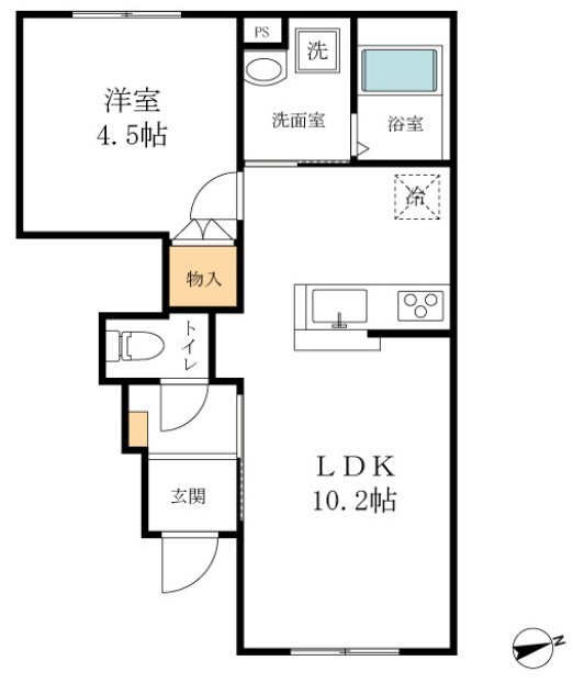 エルフリーデ 間取り図