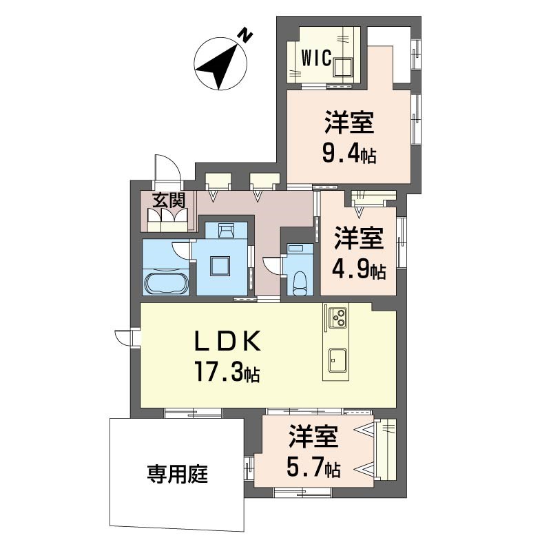 クレスティーク 間取り図