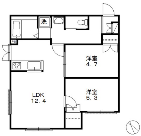 クレアール 間取り図