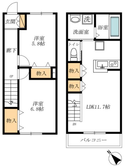 Ｍａｉｓｏｎ　Ｅｔｅｒｎｏ 間取り図
