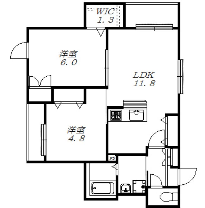 ＧＡＲＤＥＮ　ＣＯＵＲＴ 間取り図