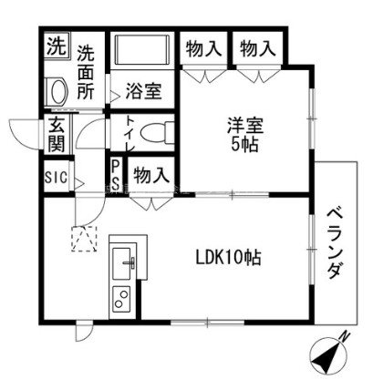 メゾンソライユ 間取り図