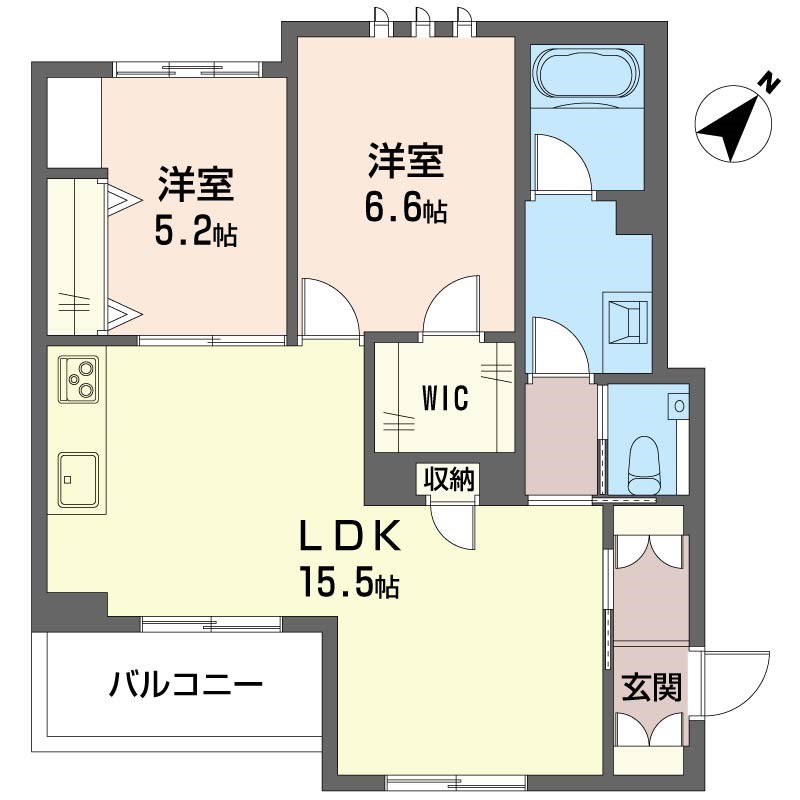 クレスティーク 間取り図