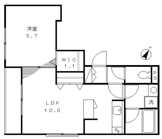 コンフォート明日香 間取り図