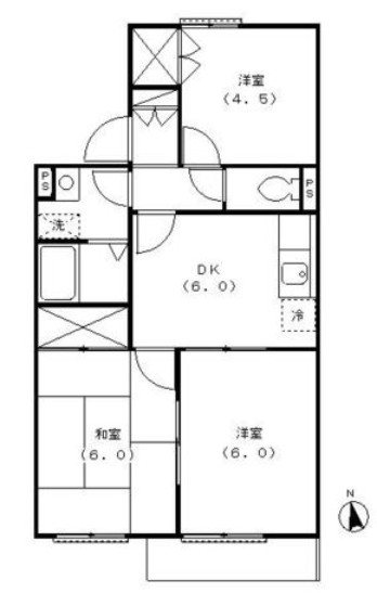 グランドール・コスモ 間取り図