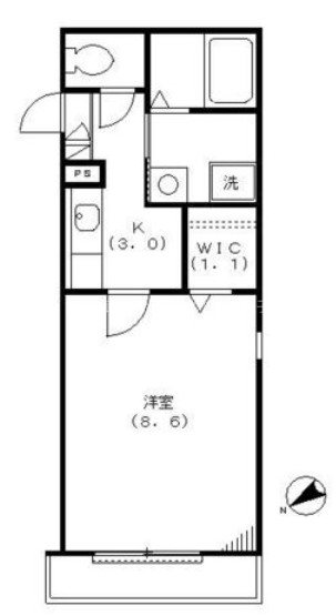 ミルプランタン 間取り図