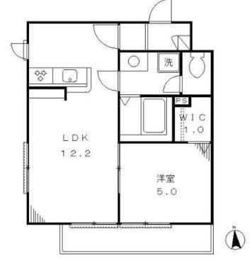 クレスト小門 間取り図