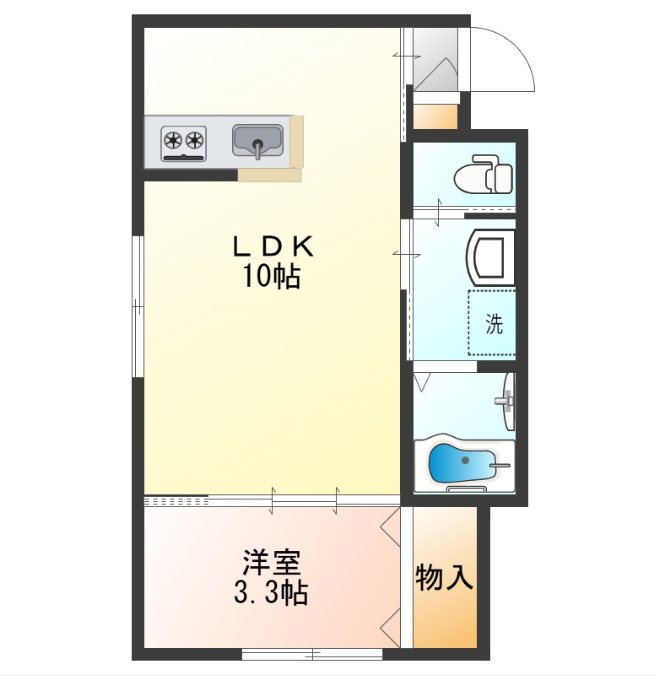 パルム丘の上 間取り図