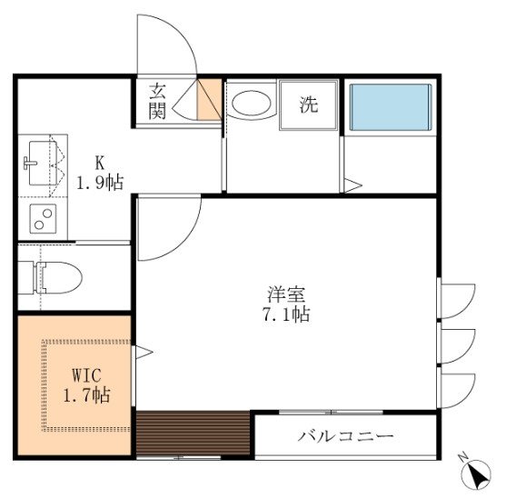 メゾンエスポア 間取り図