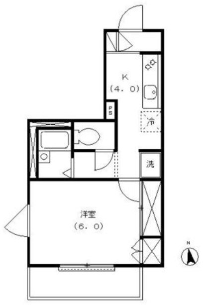 メゾンケーワイ 間取り図