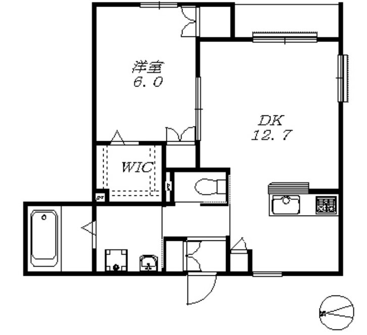 フォンティーヌ台町 間取り図