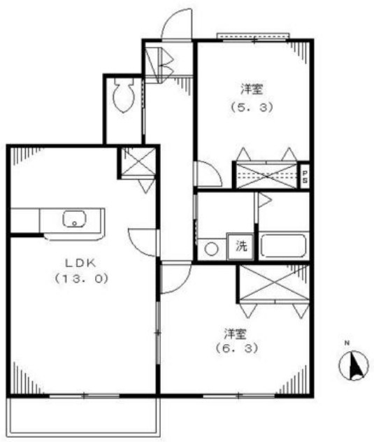 メゾン・ジェミニ 間取り図