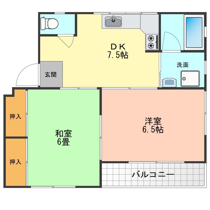 パークハイツ柏 間取り図