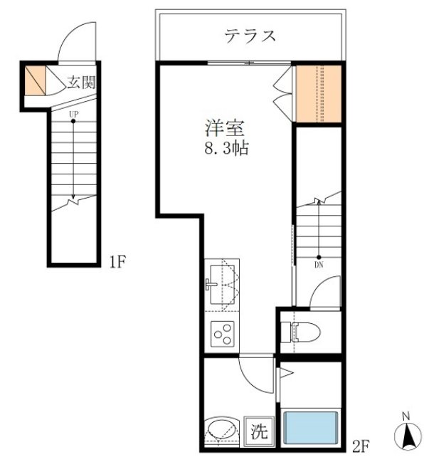 プチメゾン横山 間取り図