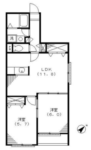 ルシオールメゾン 間取り図