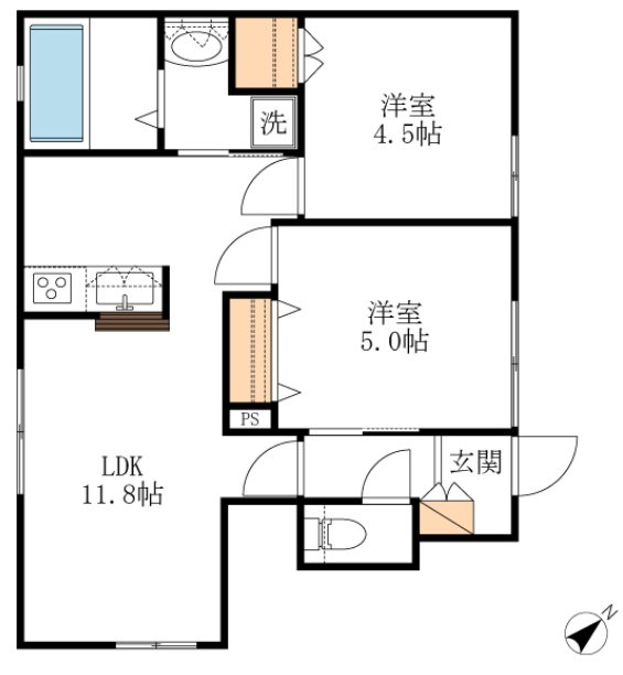 リーヴル 間取り図