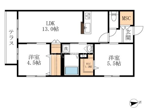 フェリスⅦ 間取り図