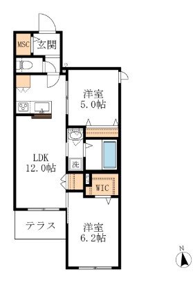 グリーンテラス 間取り図