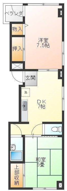 アーバン寺町 間取り図