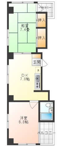 アーバン寺町 間取り図