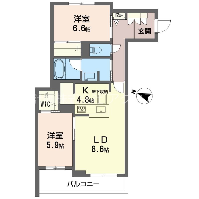 セントリビエ南平 間取り図