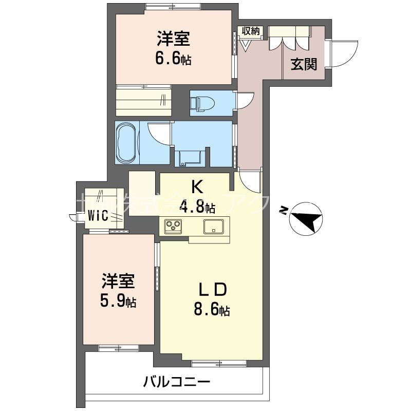 セントリビエ南平 間取り図