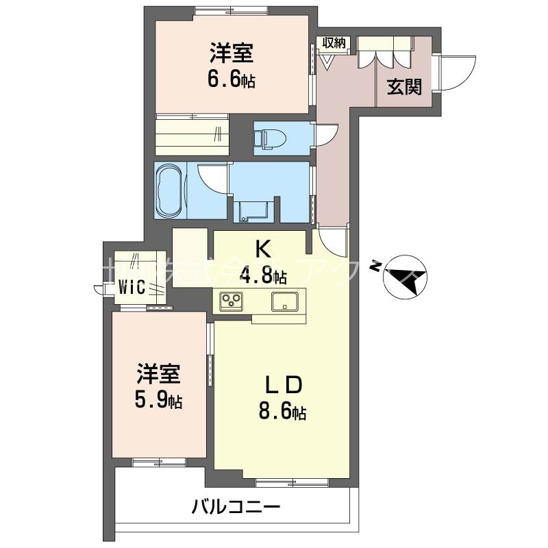 セントリビエ南平 間取り図