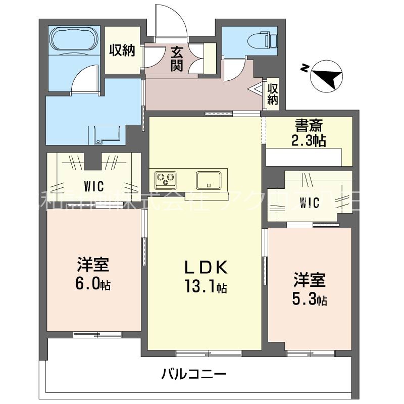 セントリビエ南平 間取り図