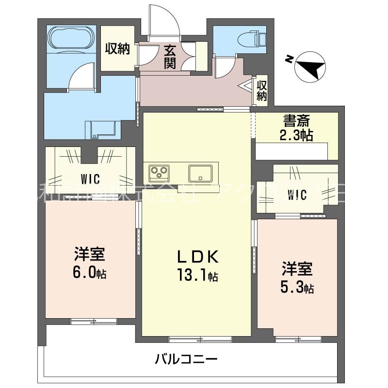 セントリビエ南平 間取り図