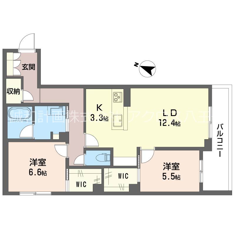 セントリビエ南平 間取り図