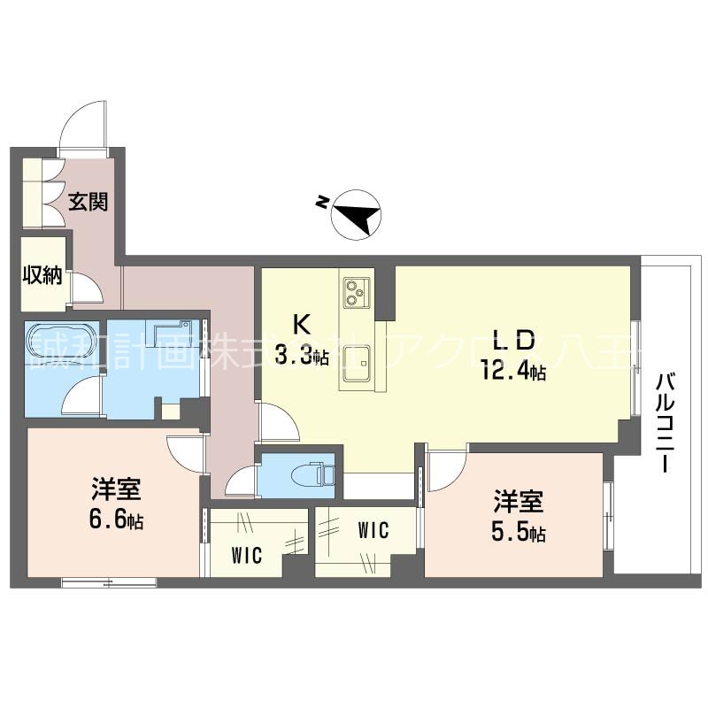 セントリビエ南平 間取り図