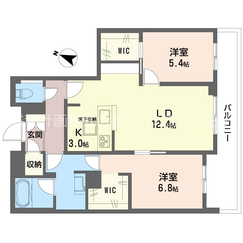 セントリビエ南平 間取り図