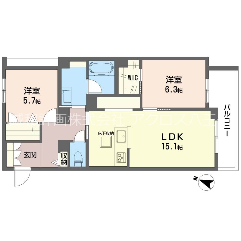 セントリビエ南平 間取り図