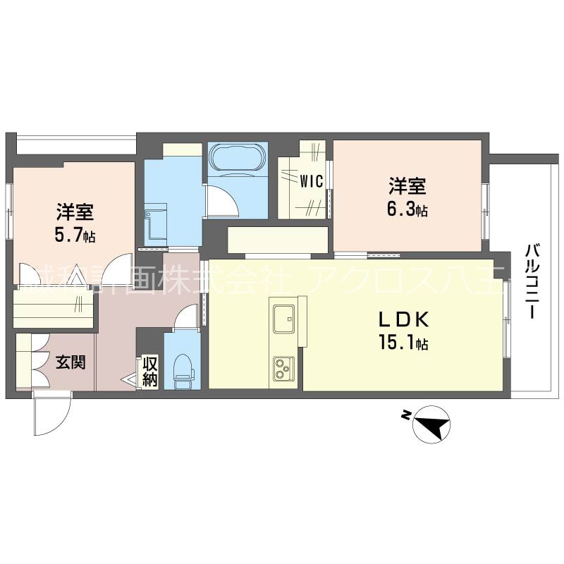 セントリビエ南平 間取り図