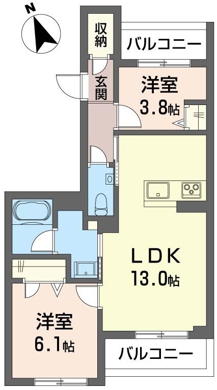 エー　レジデンス 間取り図