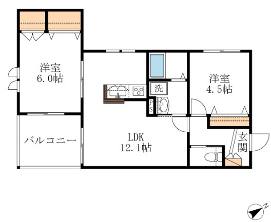 Ｓｕｎｎｙｖａｌｅ 間取り図