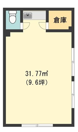 平岡邸貸店舗 0001号室 間取り