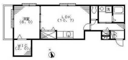 アヴェニール東中神 間取り図