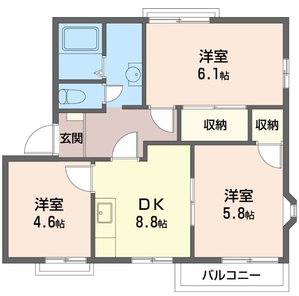 オークヒルＡ 間取り