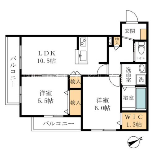 ＫＩＮＥＹＡ 間取り図