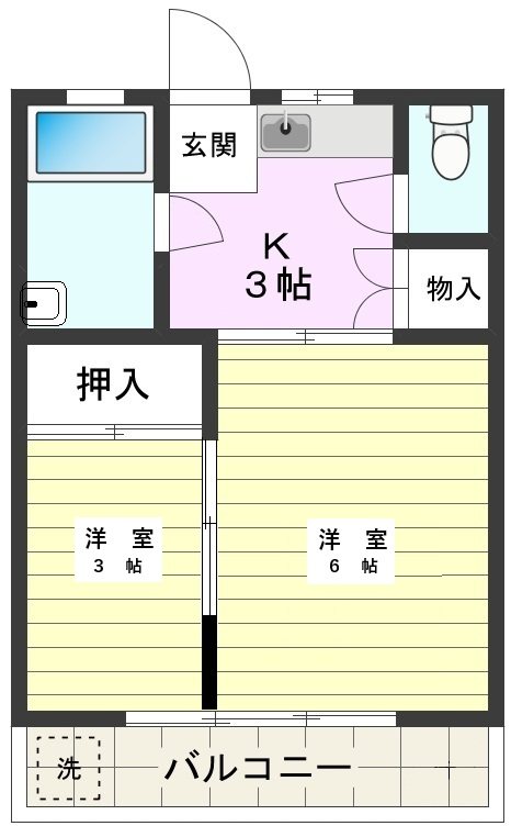 高橋コーポ 間取り図