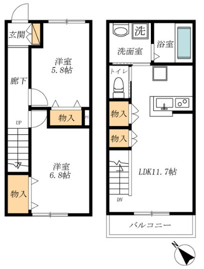Ｍａｉｓｏｎ　Ｅｔｅｒｎｏ 間取り図