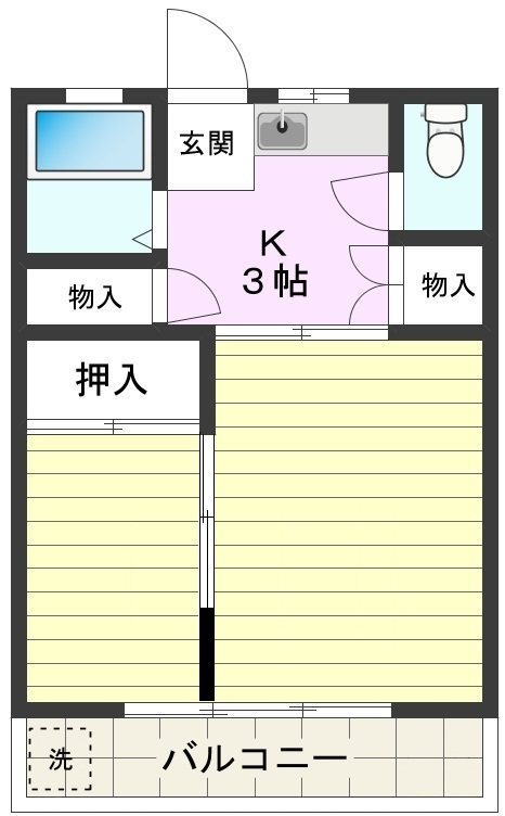 高橋コーポ 間取り図