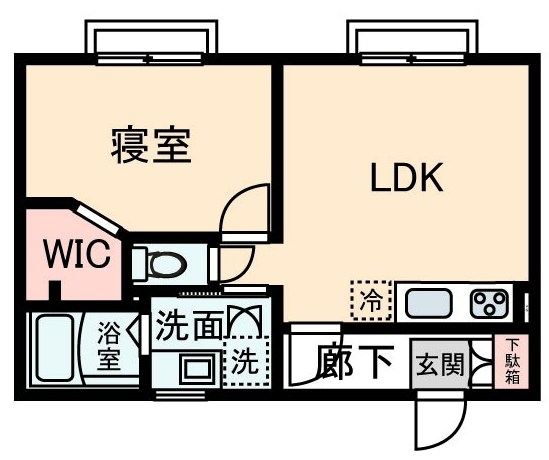 シティハイム清雅タチカワ 間取り図