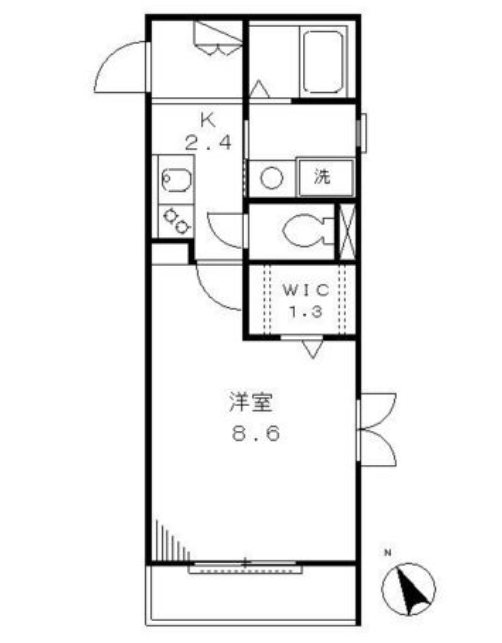 ジュバァンス 間取り図