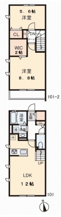 Ｒｅｖｉｓｉｏｎ国分寺 間取り図