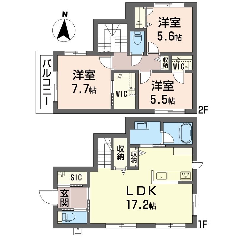 ヒルサイドコート 間取り図