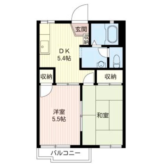グリーンハイツＳＳ 間取り図